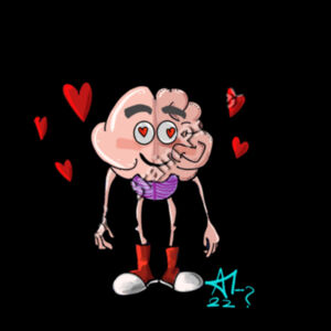 Womens Stencil Hood - Love Sick Design