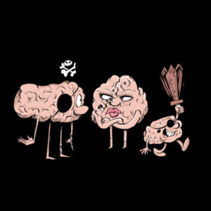 Women's Supply Crew- Smooth Brain Family Design