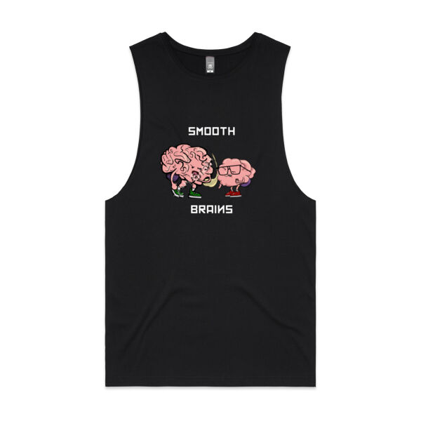 Mens Barnard Tank - Smooth Brains Thumbnail